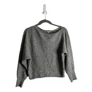 Guess Women's Gray Crop Knit Sweater